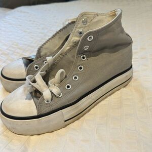 Women's Casual High-Top Canvas Sneakers